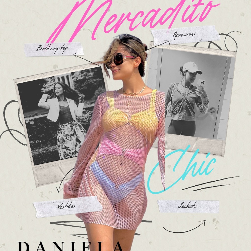 Mesh Cover-Up Dress with Bikini Set